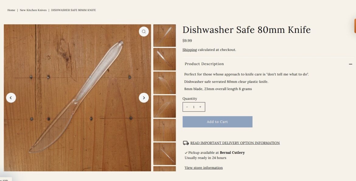 the staff at Bernal cutlery are hilarious