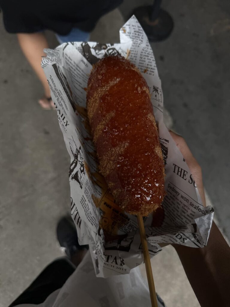 I overdid it for sure. Anyway what’s the damage, filled with mozzarella and topped with hot honey sauce. And some mushroom arancini