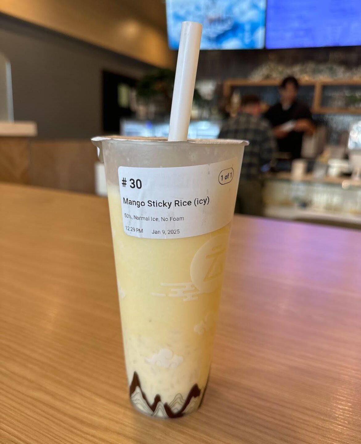 Boba with sticky rice