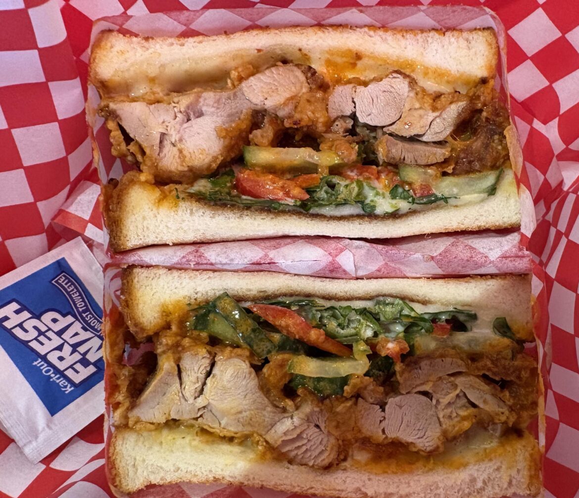 Penang Fried Chicken Sando