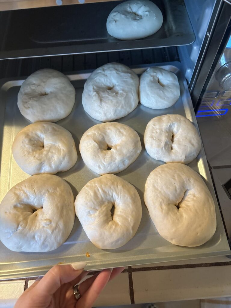 I made bagels for the first time!