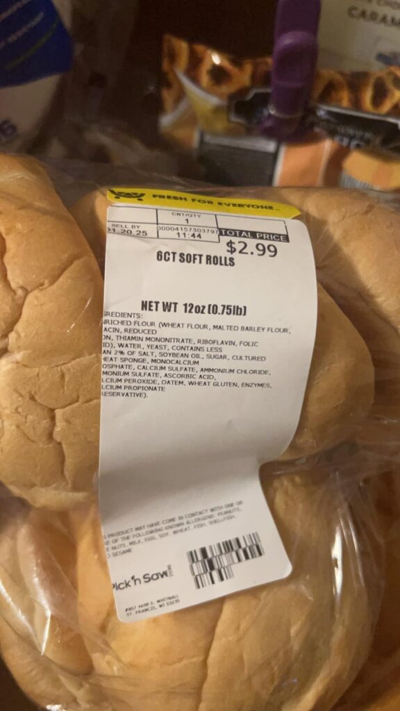 how many calories do you think are in this soft roll?