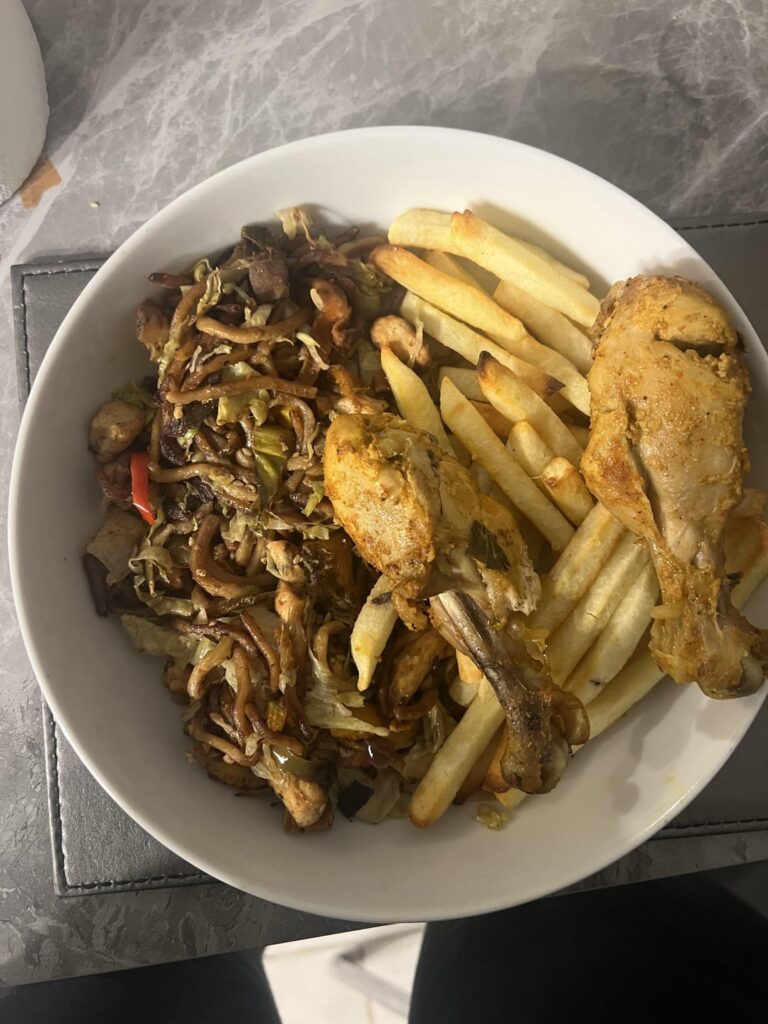 Calories in all of this together?