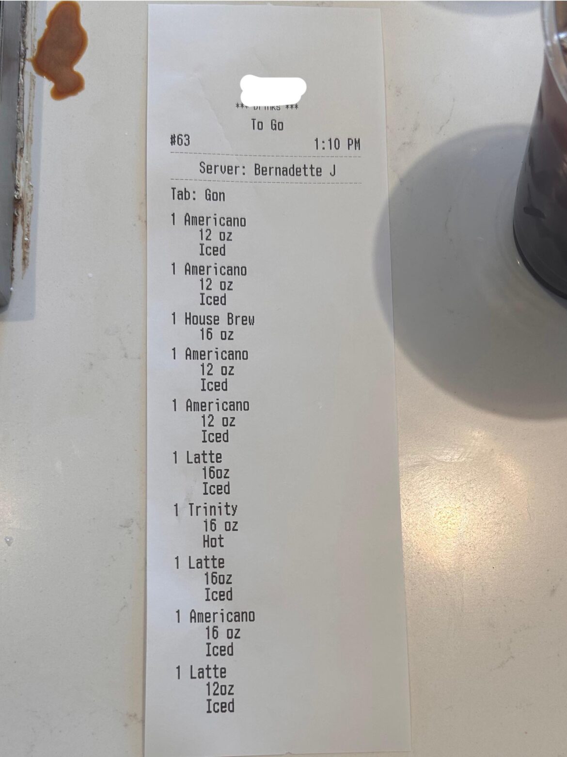 They really like Americanos