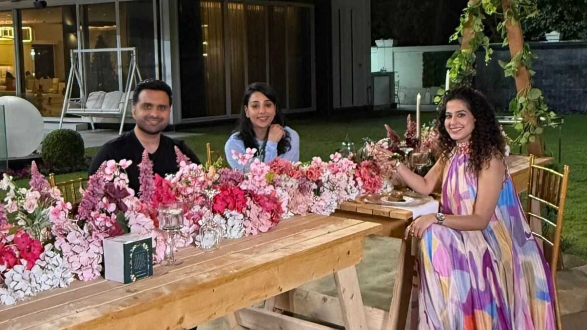 Adel Sajan & Sana Sajan Invite Kamiya Jani To Their Luxe Dubai Home For Christmas Dinner
