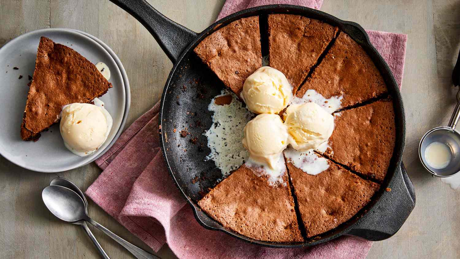Ina Garten's CastIron Skillet Brownies Are “Hot, Gooey, And Delicious