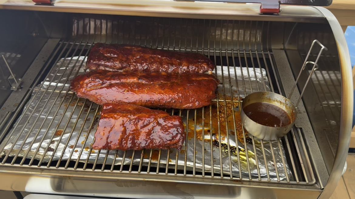 First cook! baby backs