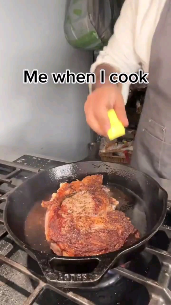 I stole that actually