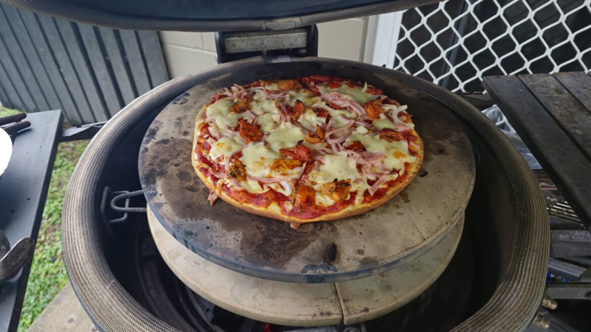 First attempt at making pizza, was amazing!