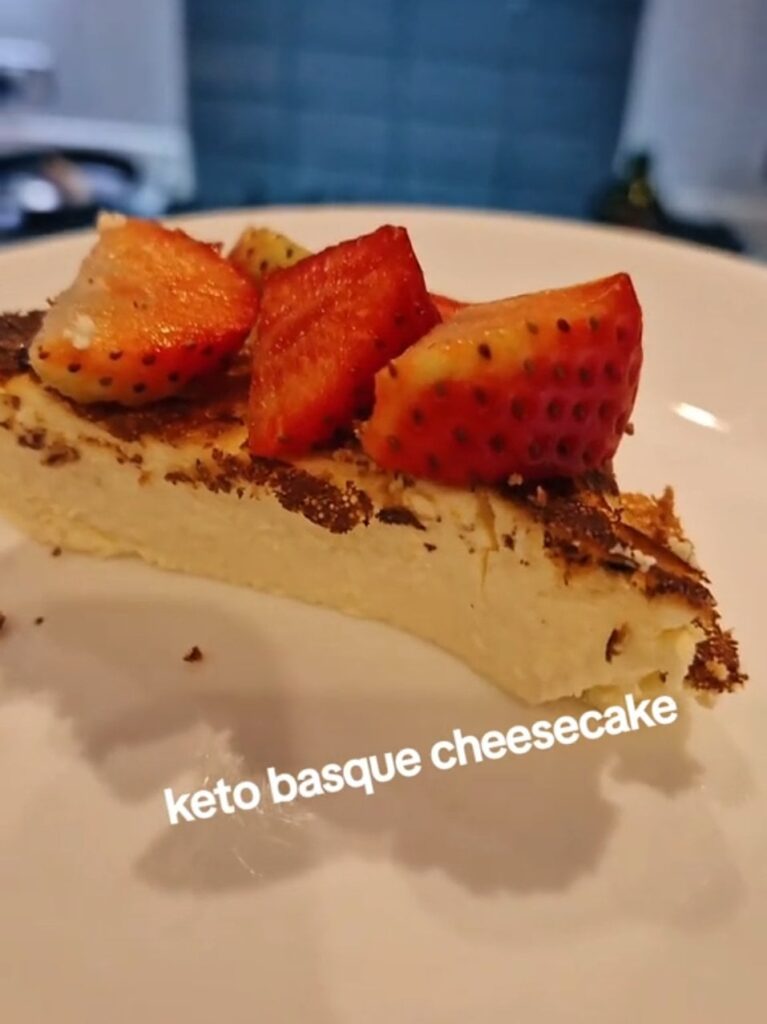 Keto Basque Cheesecake