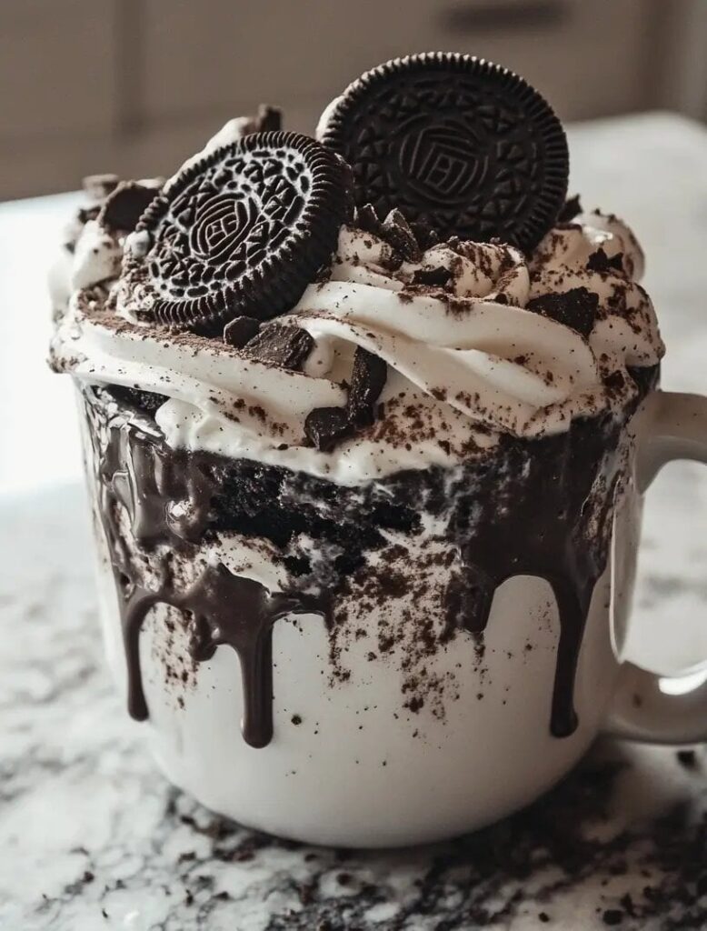 Delicious Oreo Mug Cake Recipe - Quick & Easy Dessert