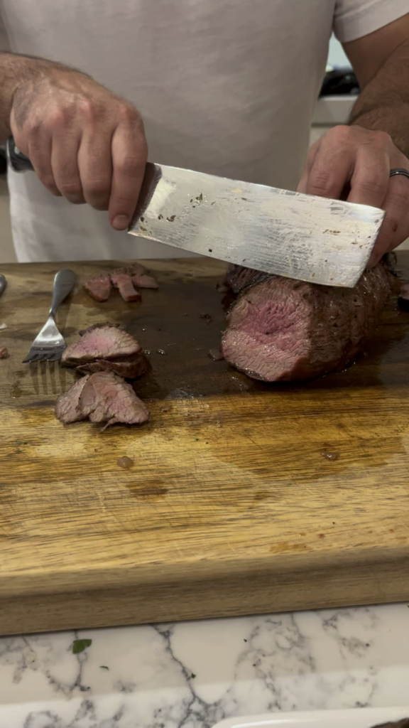 Tri tip with chimmichuri