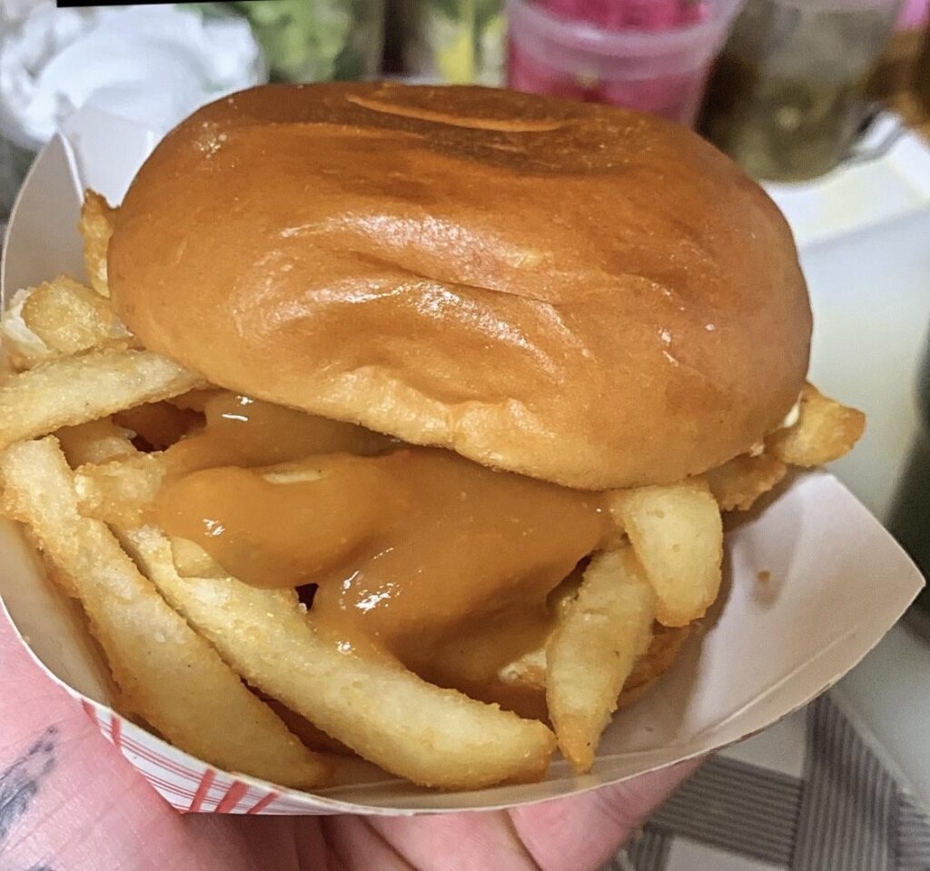 I’m doing curry chip butty sandwiches at my spot in nyc as comfort food for an uncomfortable night.