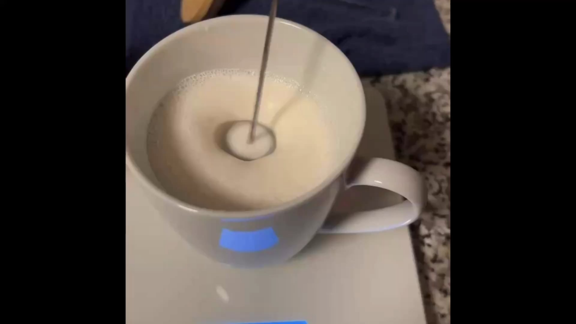 First ever iced coffee vid. 🥛🧊☕️