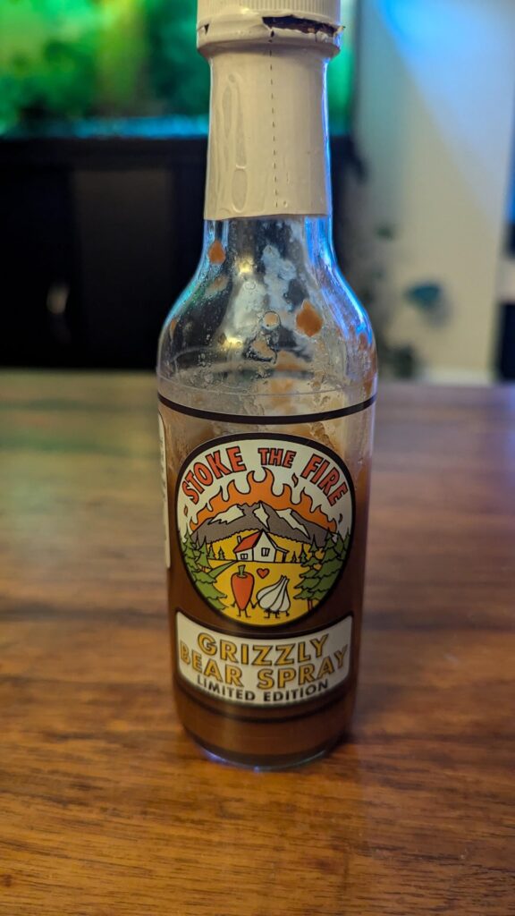 Good flavour, extremely hot.