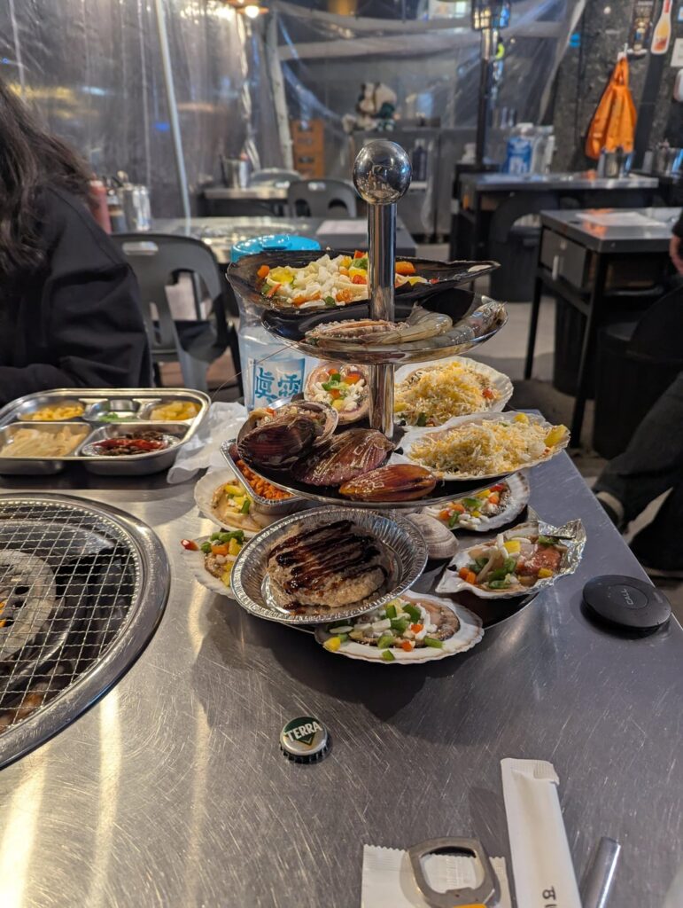 This seafood grill in Busan