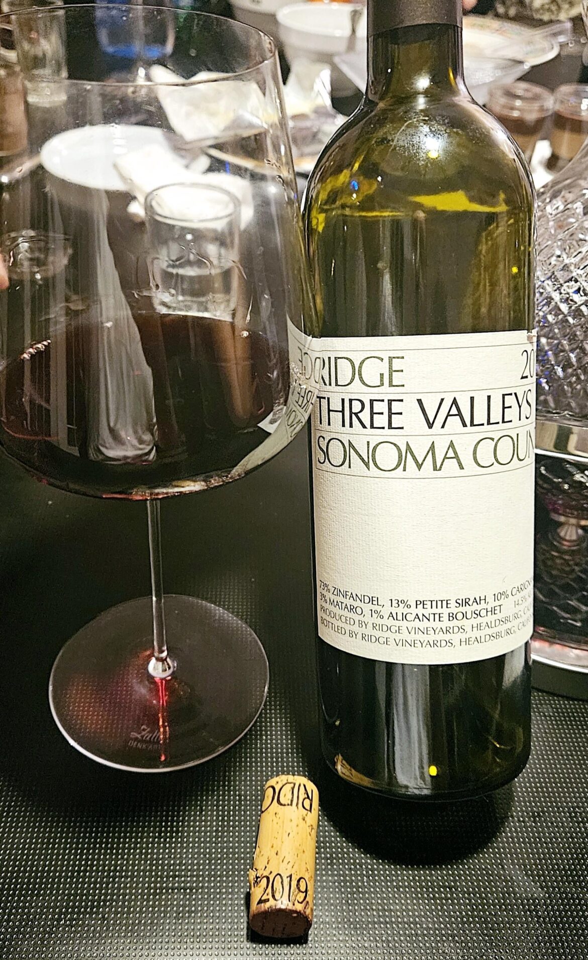 Ridge Vineyards Three Valleys Sonoma County Red Blend 2019