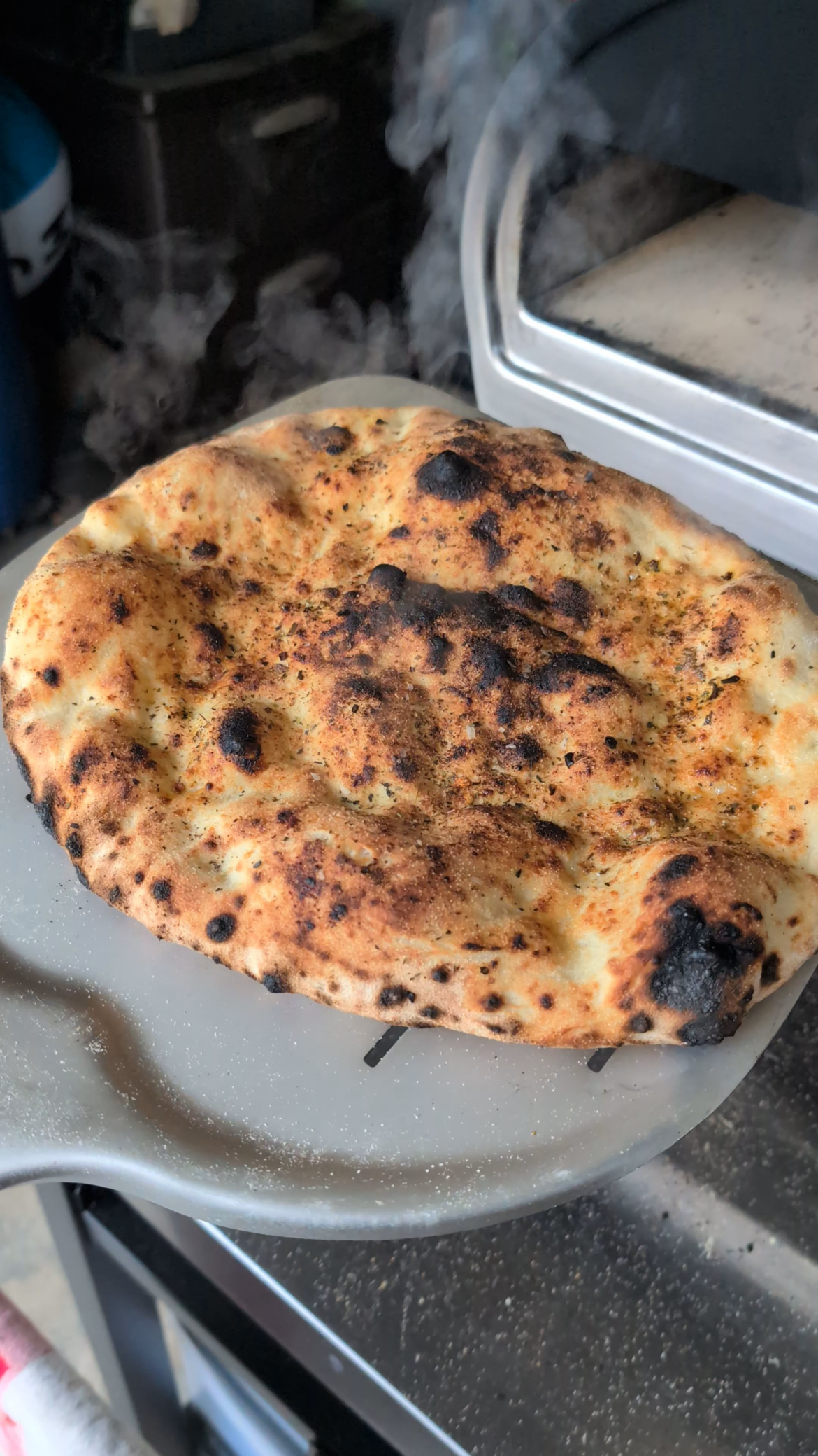 Faux Naan bread for tonight's Chana Masala