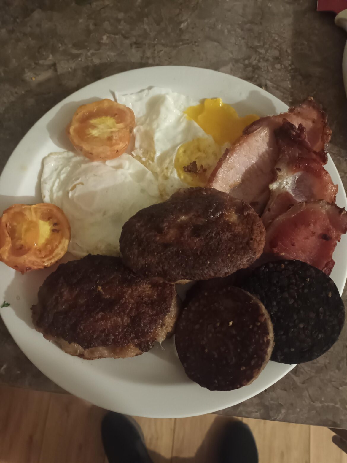 After a long day of lugging down Christmas trees