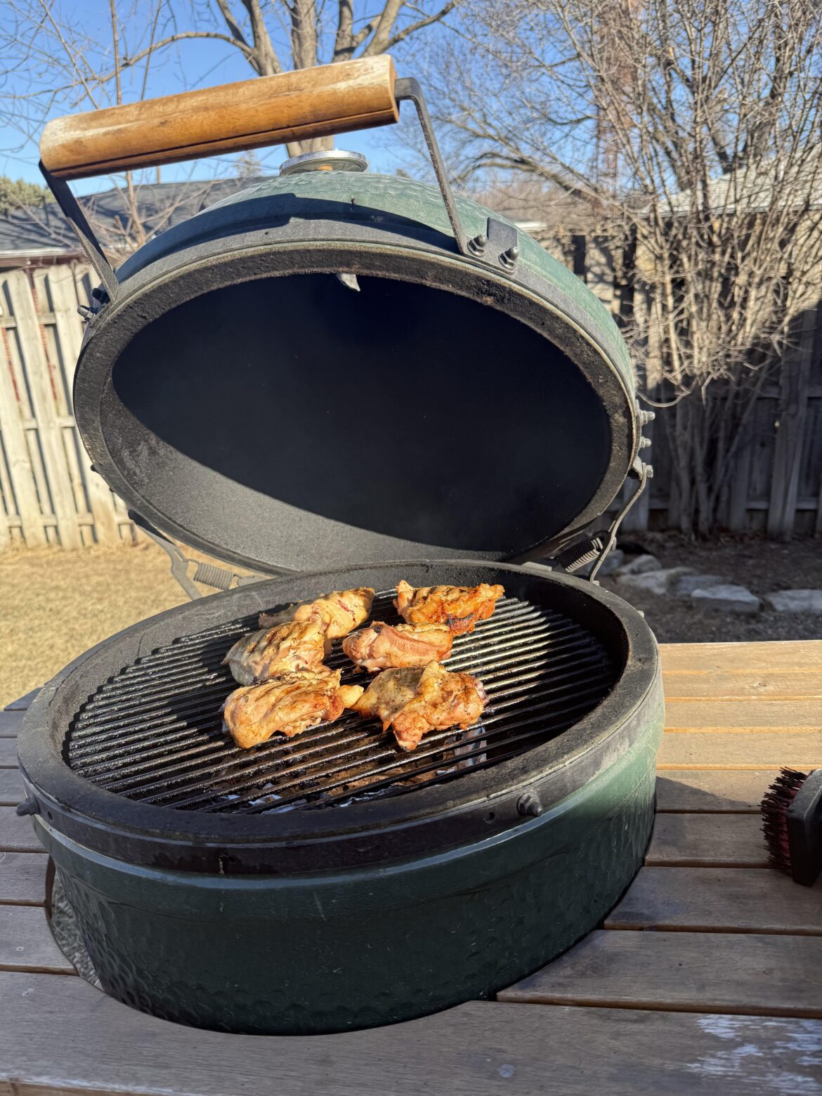 Winter grilling