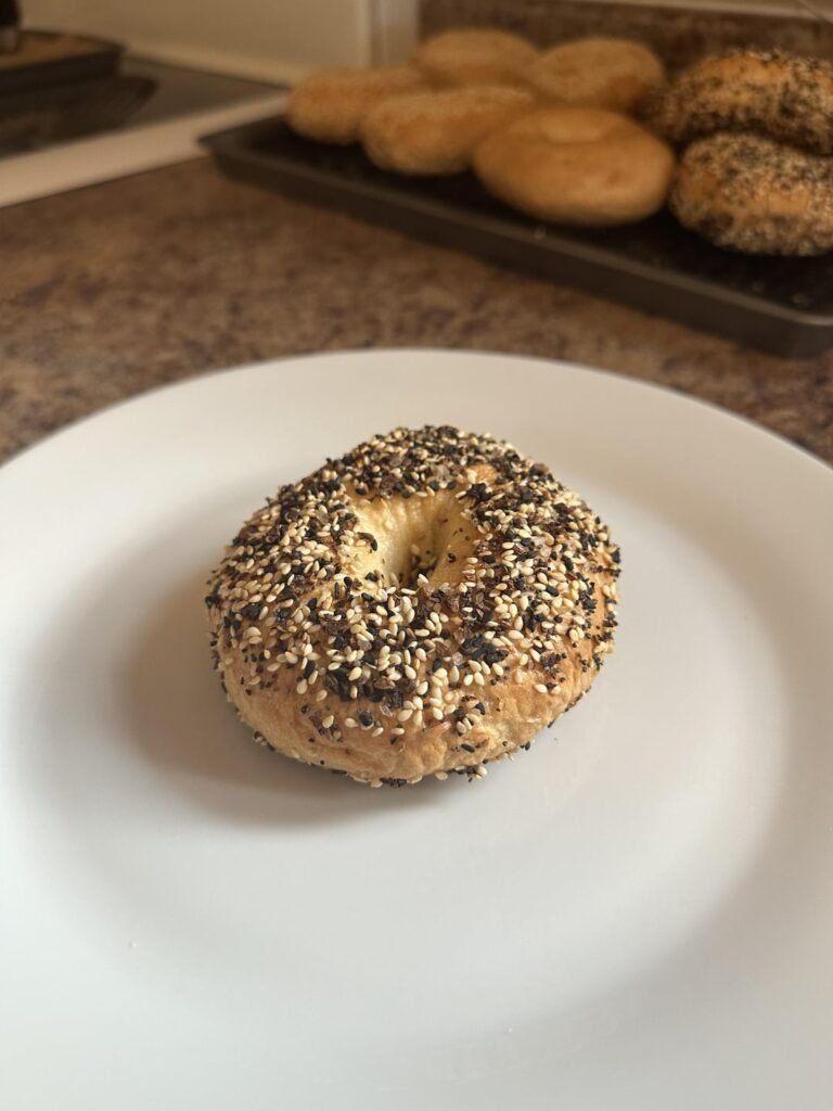 first bagel attempt! first bagel attempt!