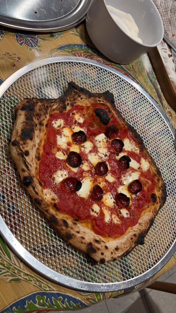 First time with a dedicated Neapolitan recipe! Definitely more tricky with the mixing and shaping, but tasted amazing. Lots to learn!