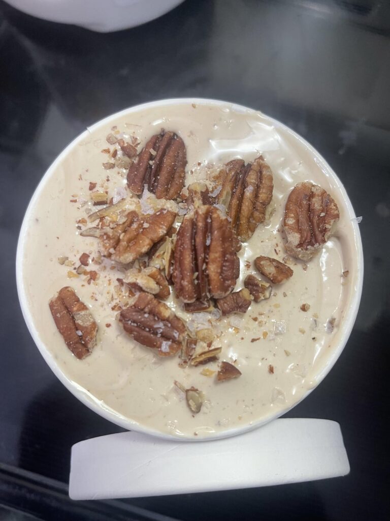 Brown Butter Pecan Coffee Ice Cream (Keto obv) Brown Butter Pecan Coffee Ice Cream (Keto obv)