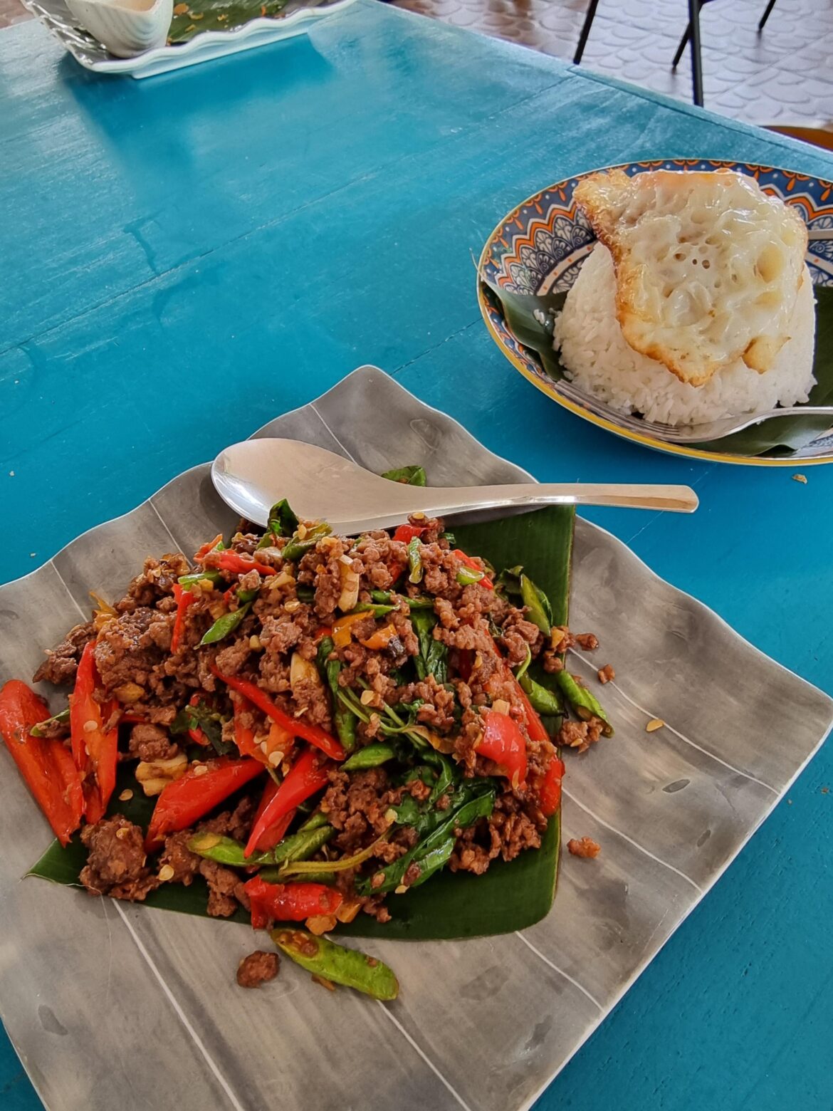 Pad kra pao made me sweat!