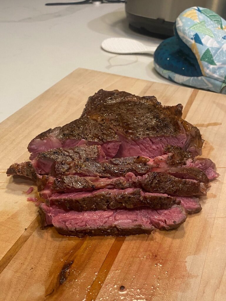 Ribeye 135 3 hrs - yes please everytime