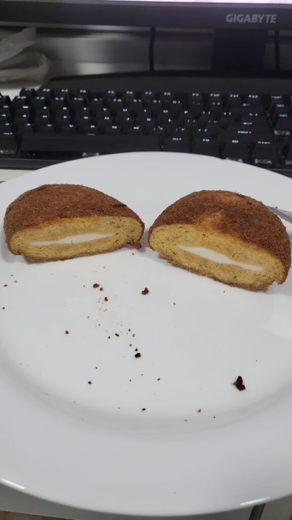 I used all egg and bread crumbs for the last Milanese