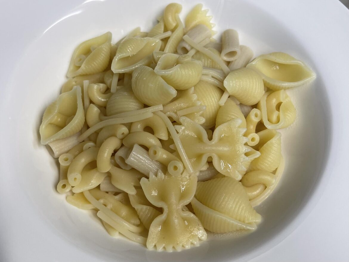 Couldn’t decide on a type of pasta so we went with them all