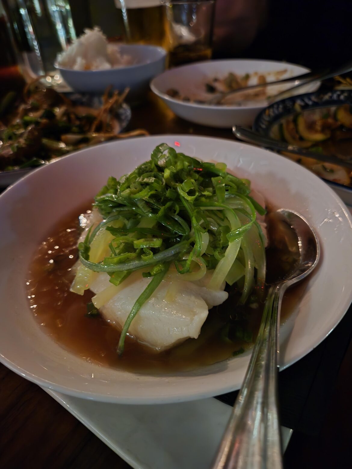 The sea bass at Little Fatty is 🔥 (Mar Vista)