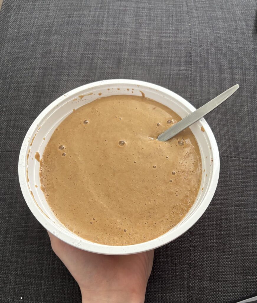 I call it my dog food slop breakfast and I eat it every day