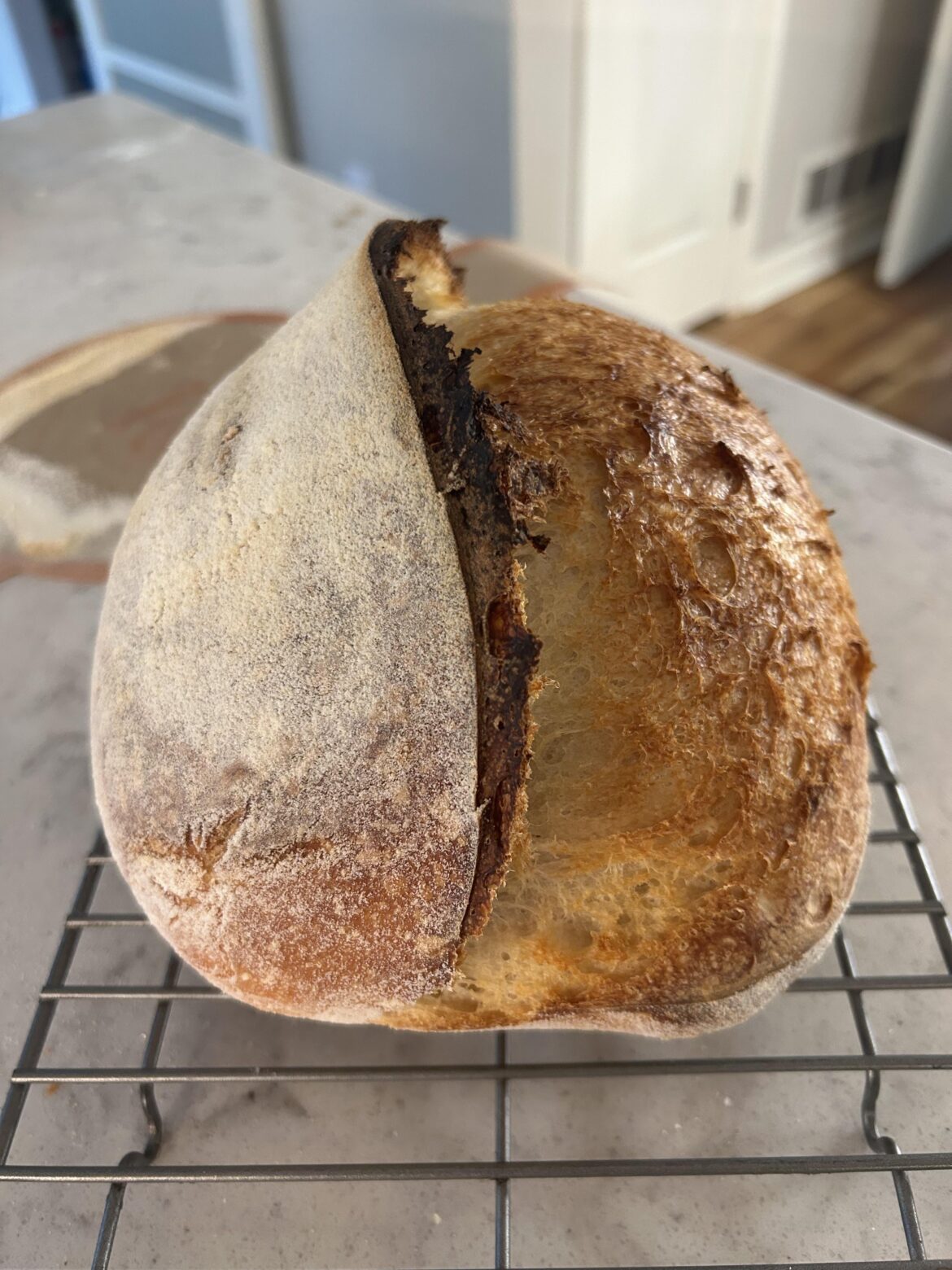 Added 15 minutes of kneading and I’m never going back