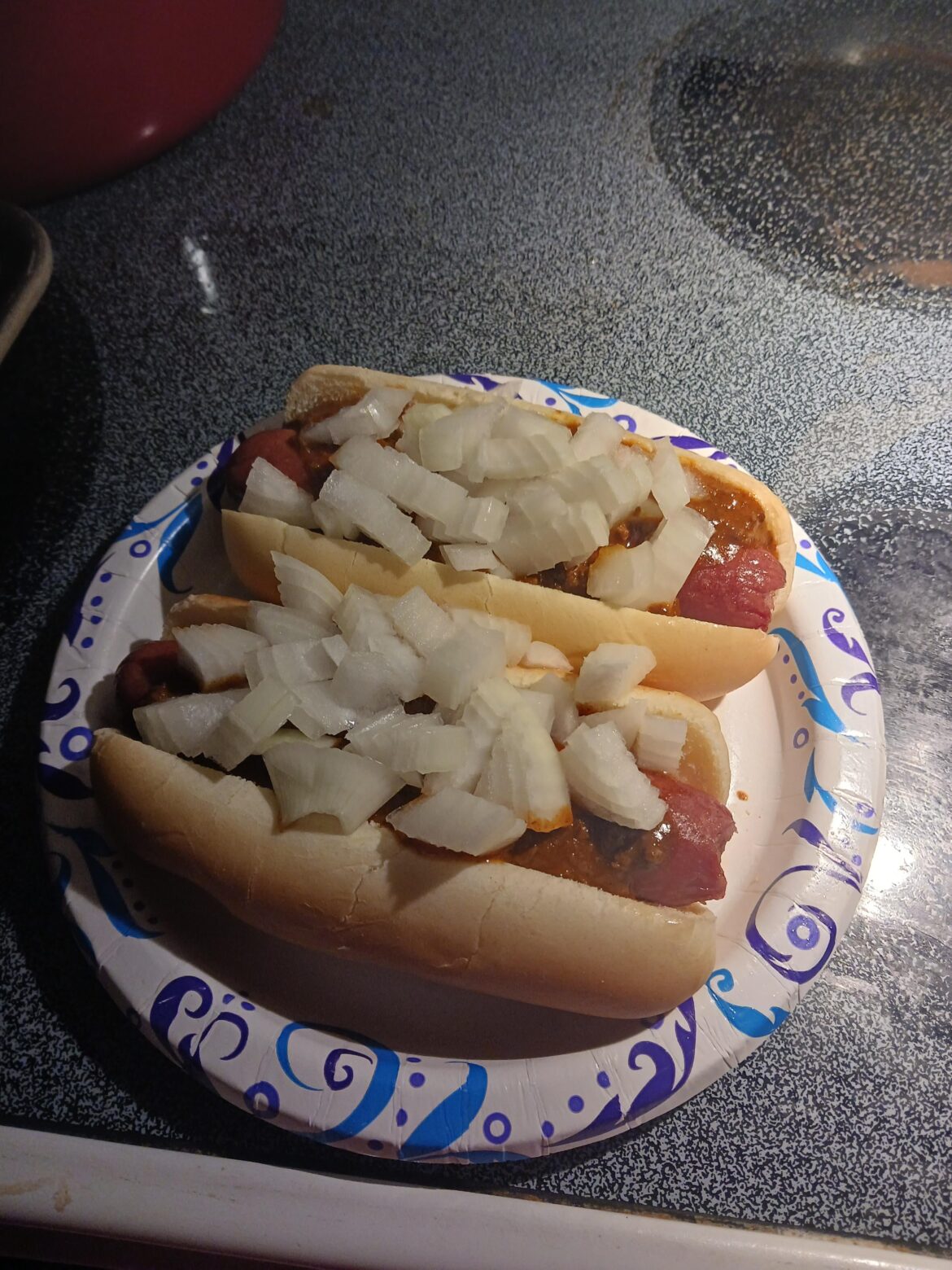 Long time listener first time caller here. Just wanted to share tonights dinner with the prefered amount of onions. As many as can fit without falling off