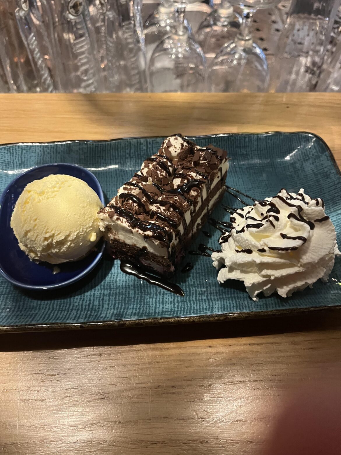 Schwarzwalderkirsch dessert at the Wurst und Schnitzelhaus (Amsterdam 🇳🇱)