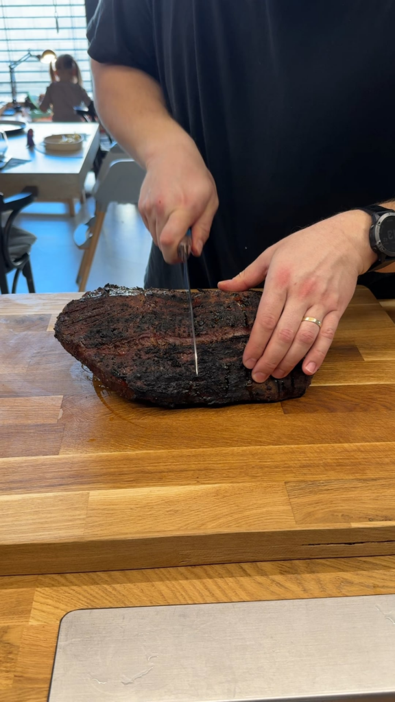 Reverse sear roast beef