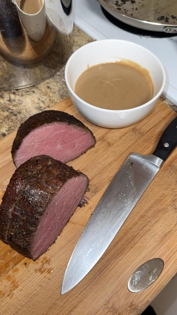 Eye of Round - 133° for 26 Hours.