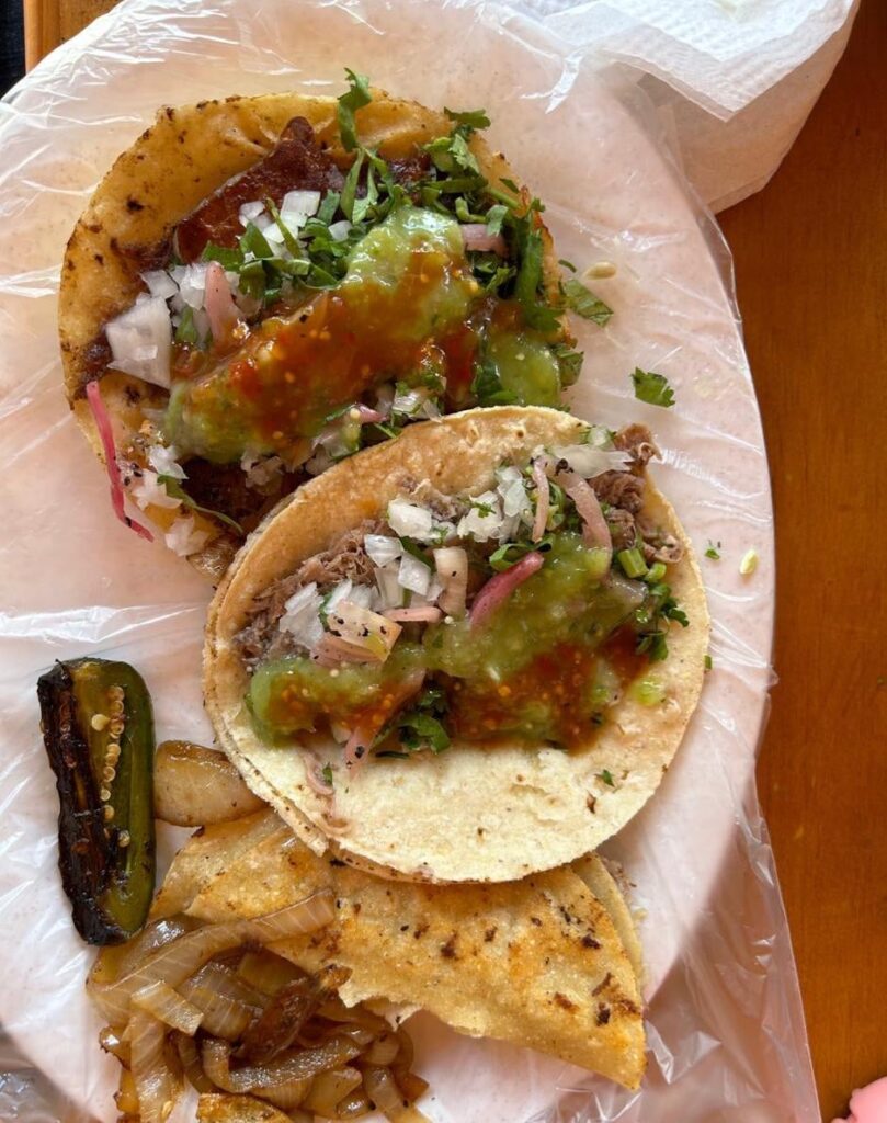 Barbacoa tacos, I had to share them with you