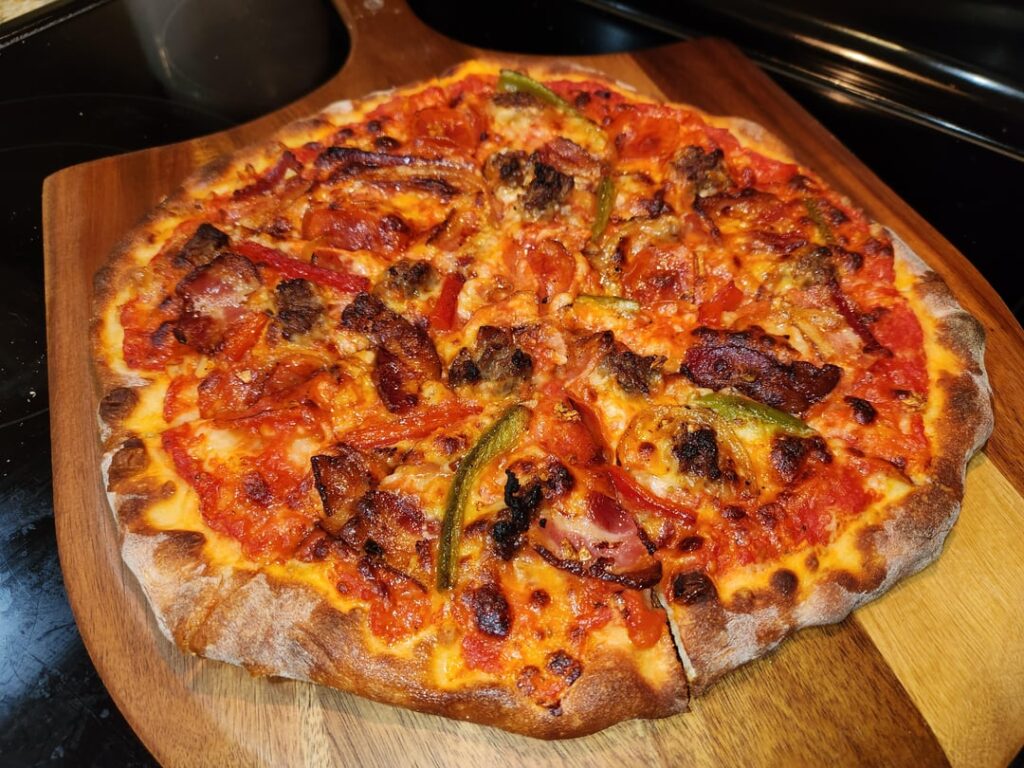 Some Homemade New Haven, CT Style Apizza