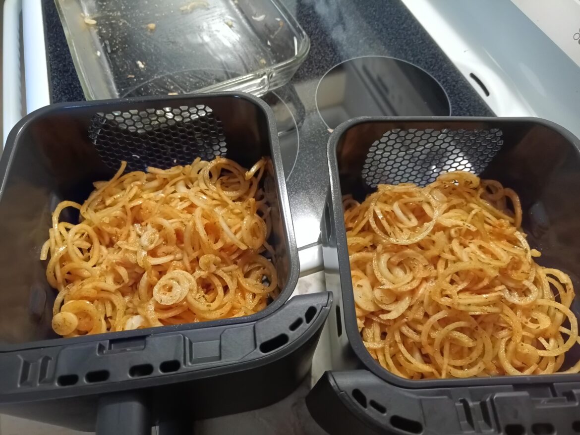 Trying a big batch of season dehydrated onions.