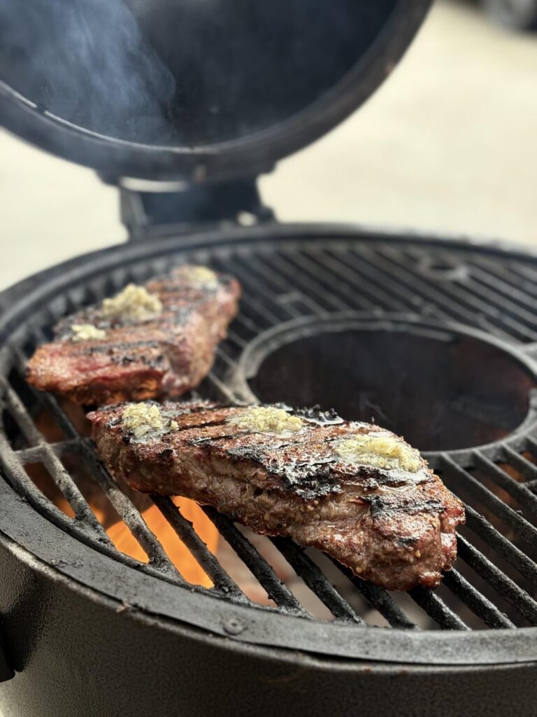 Truly nothing better than a charcoal grilled steak. 🥩