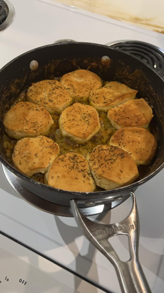 Homestyle Turkey & Biscuit Pot Pie