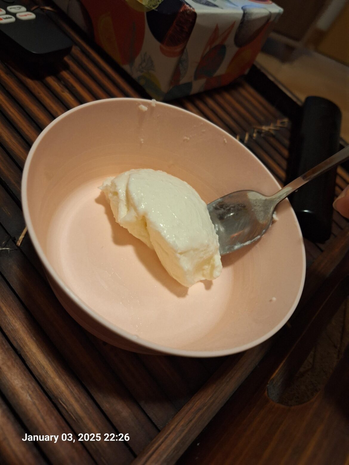 Fresh mozzarella by itself. My guilty pleasure 🙃