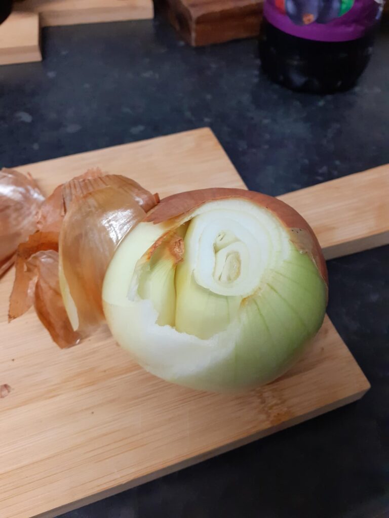 I was blessed with a double onion!... mmm cancer onion