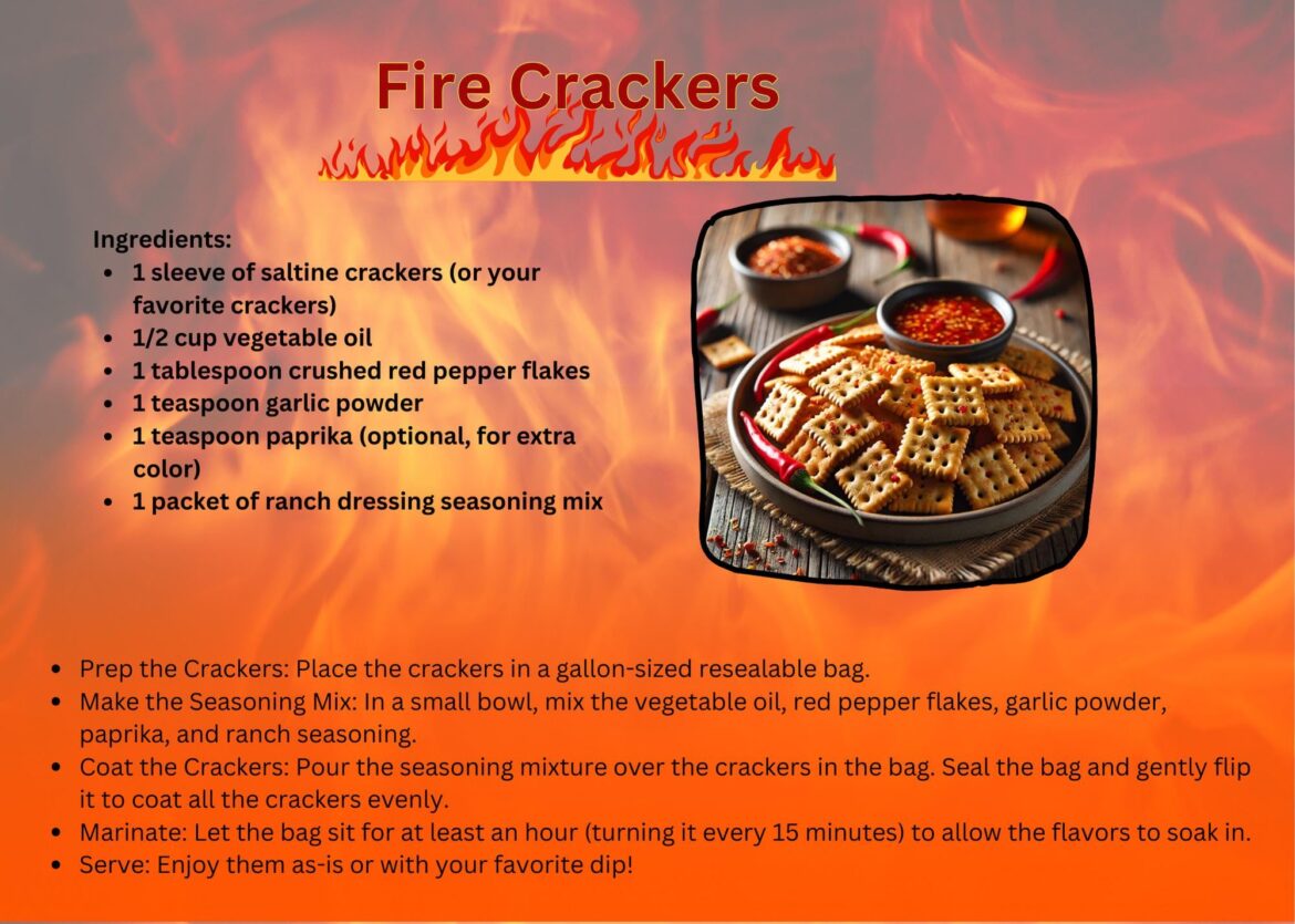 Nothing like a fiery snack to get you pepped up.