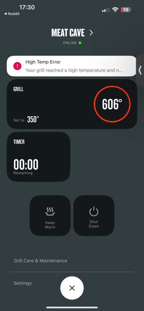 New to Traegers - I’m assuming this is not normal?