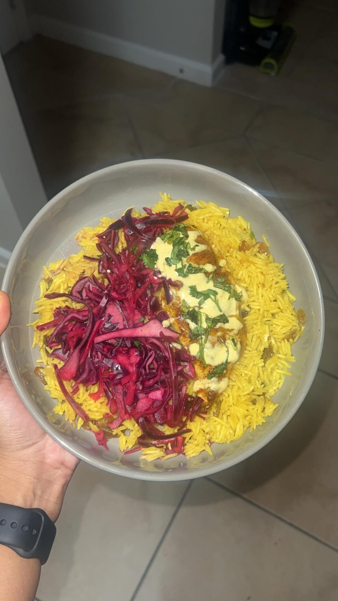 Curry-Spiced Chicken with Lemony Yogurt