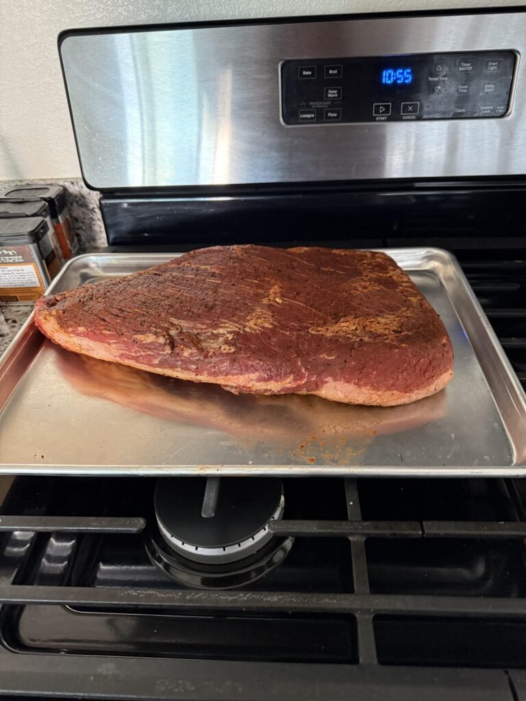 Decided to try a brisket on my new traeger