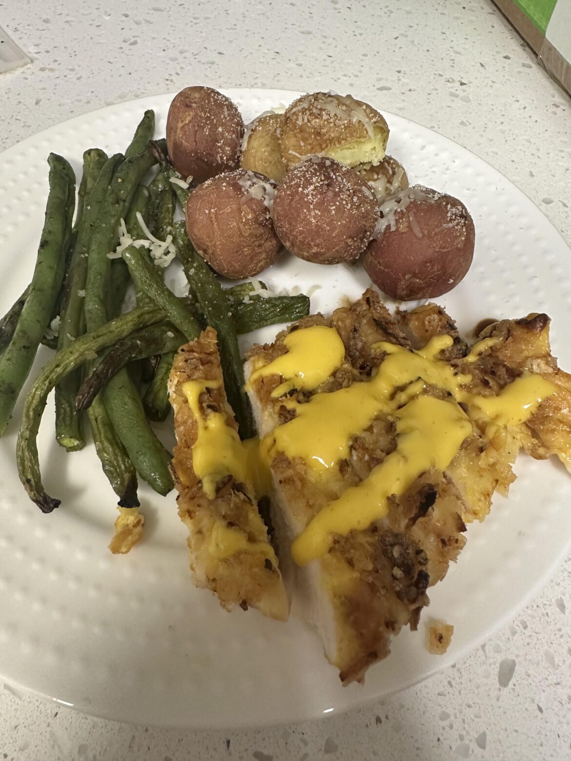 Onion Crunch Chicken (prep and bake)